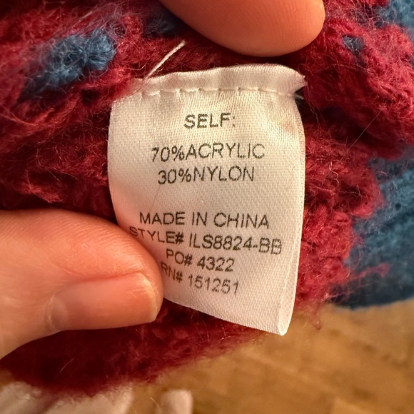 Baltic Born Multicolor Oversized Chunky Knit Cardigan - Picture 9 of 9